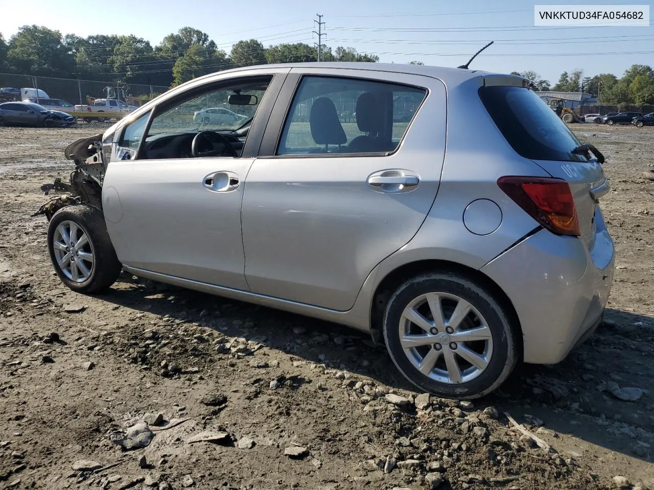 2015 Toyota Yaris VIN: VNKKTUD34FA054682 Lot: 73711414