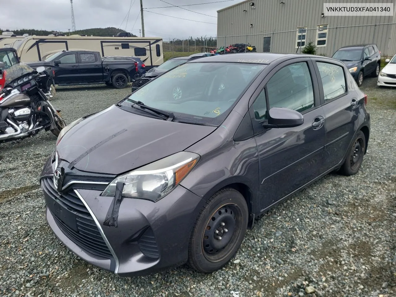 2015 Toyota Yaris VIN: VNKKTUD3XFA041340 Lot: 74658994