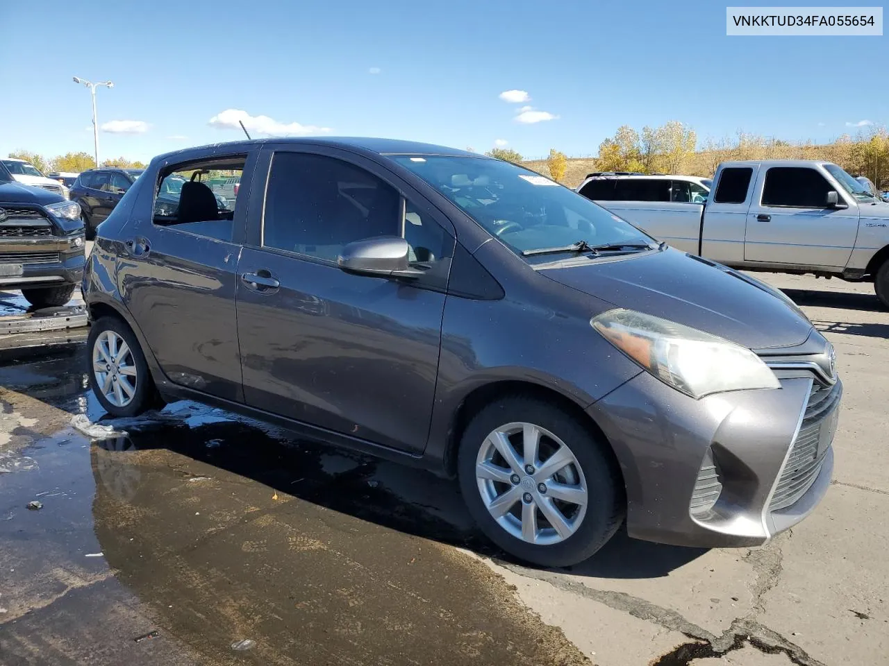 2015 Toyota Yaris VIN: VNKKTUD34FA055654 Lot: 76527594