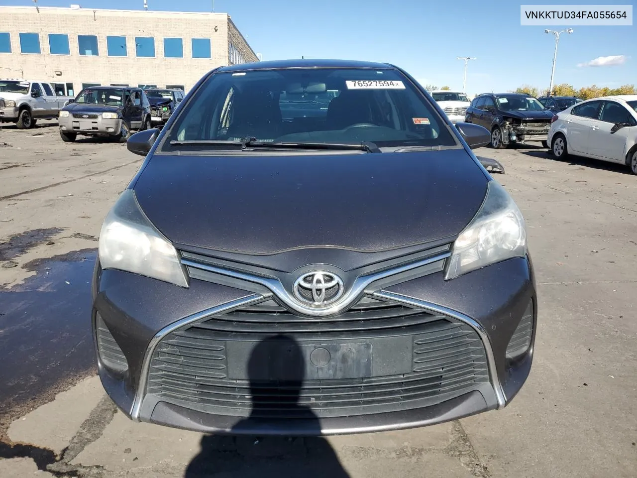 VNKKTUD34FA055654 2015 Toyota Yaris