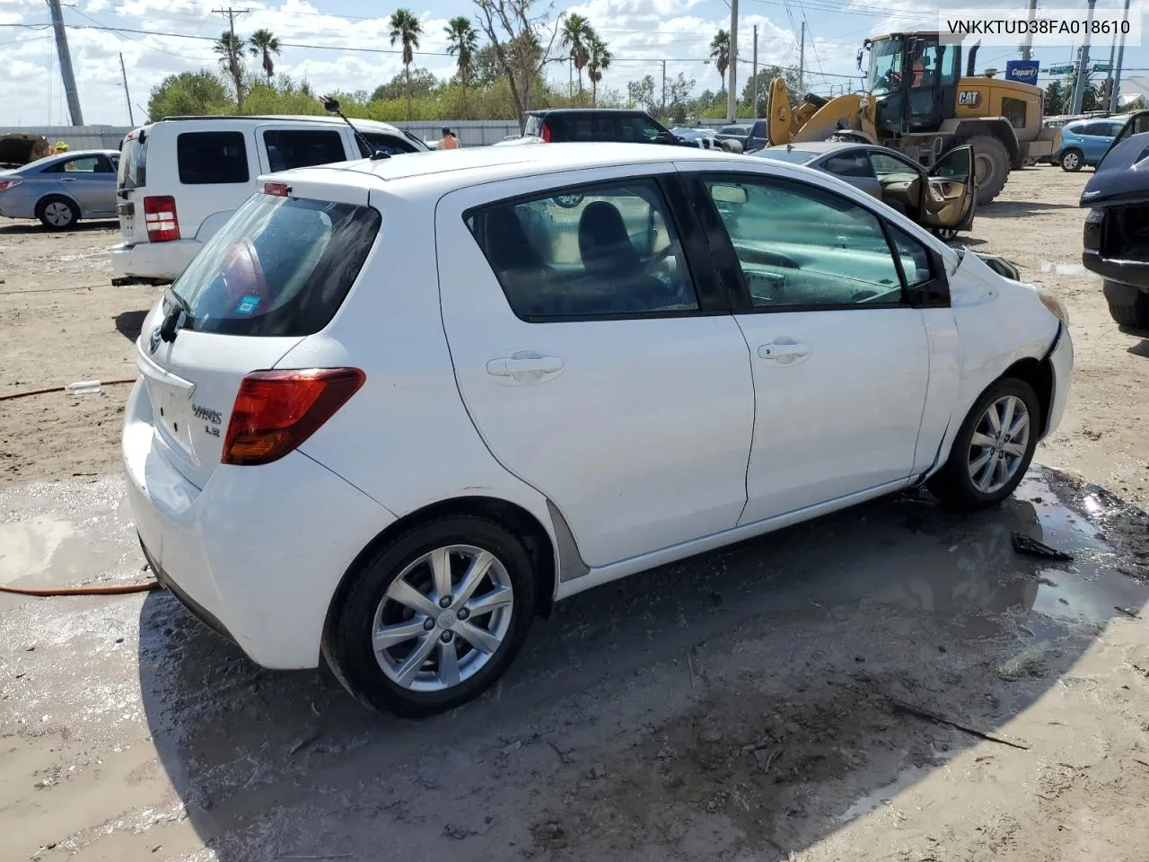 2015 Toyota Yaris VIN: VNKKTUD38FA018610 Lot: 77081024