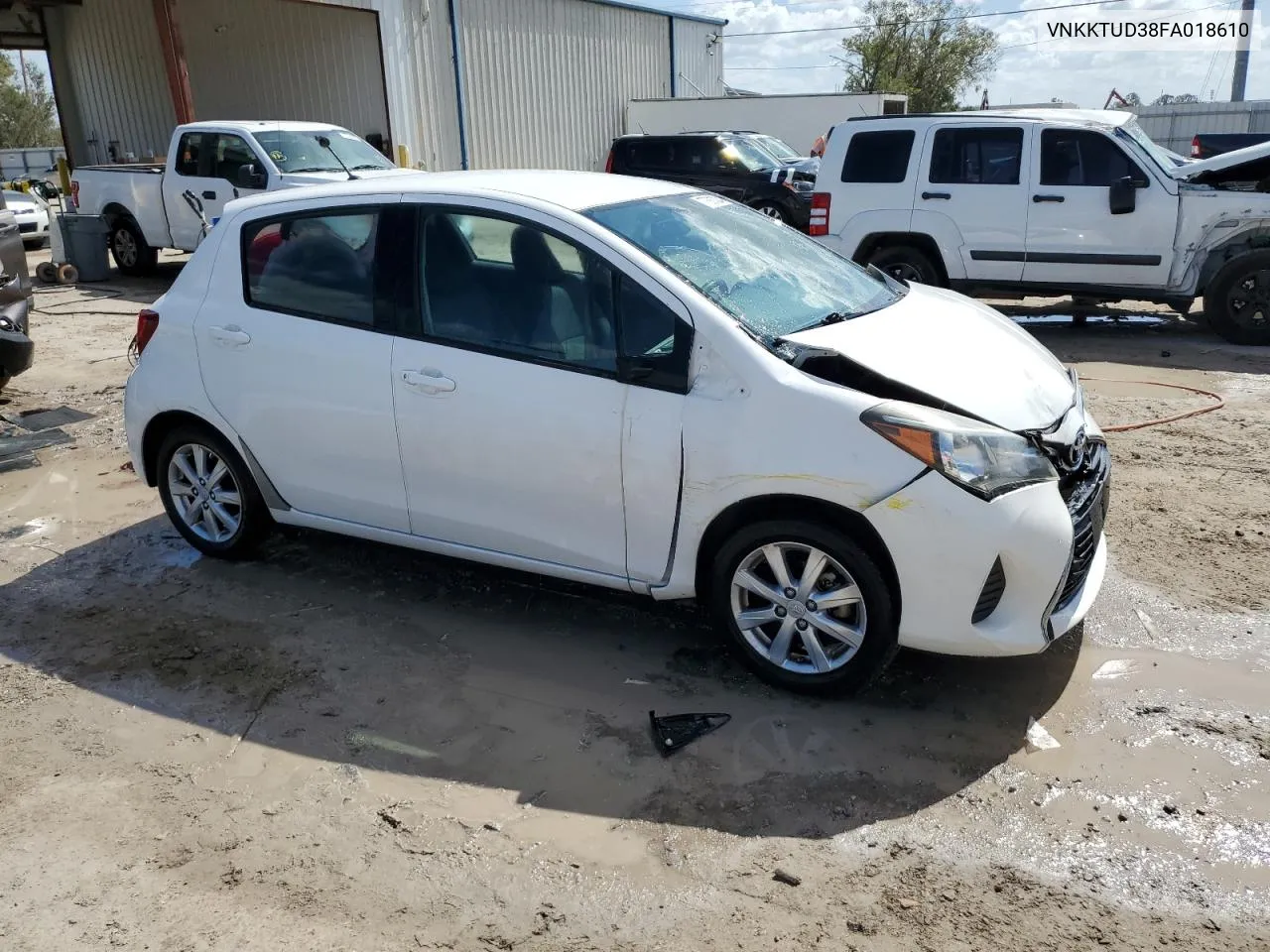 2015 Toyota Yaris VIN: VNKKTUD38FA018610 Lot: 77081024