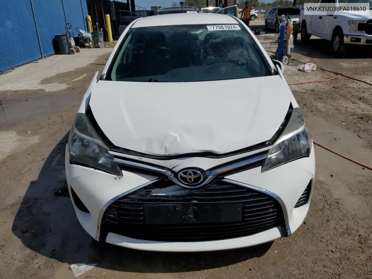 2015 Toyota Yaris VIN: VNKKTUD38FA018610 Lot: 77081024