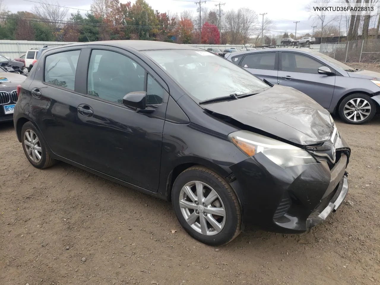 2015 Toyota Yaris VIN: VNKKTUD36FA028813 Lot: 78117674