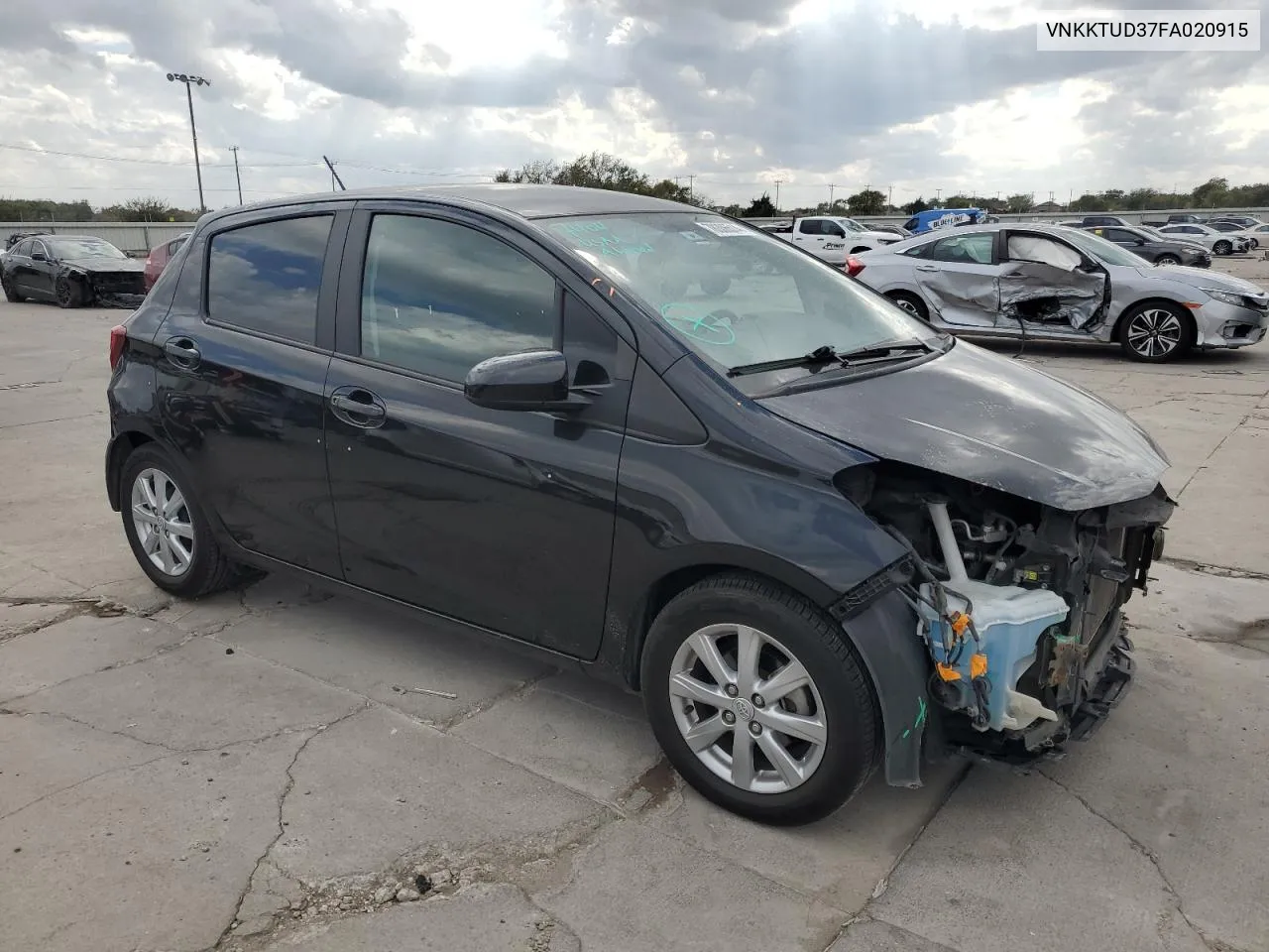 2015 Toyota Yaris VIN: VNKKTUD37FA020915 Lot: 78306514