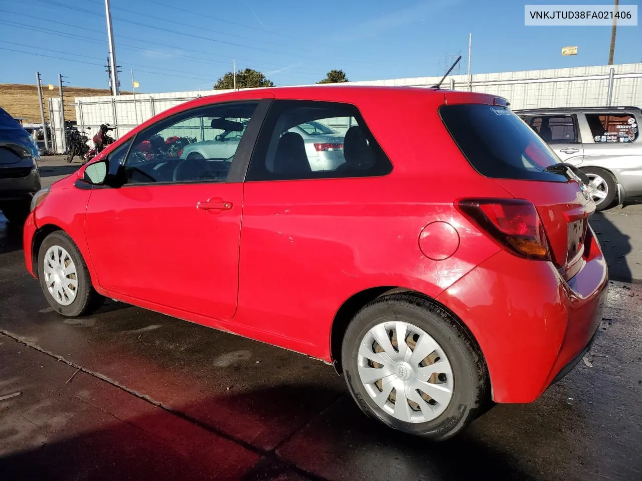 2015 Toyota Yaris VIN: VNKJTUD38FA021406 Lot: 78734824