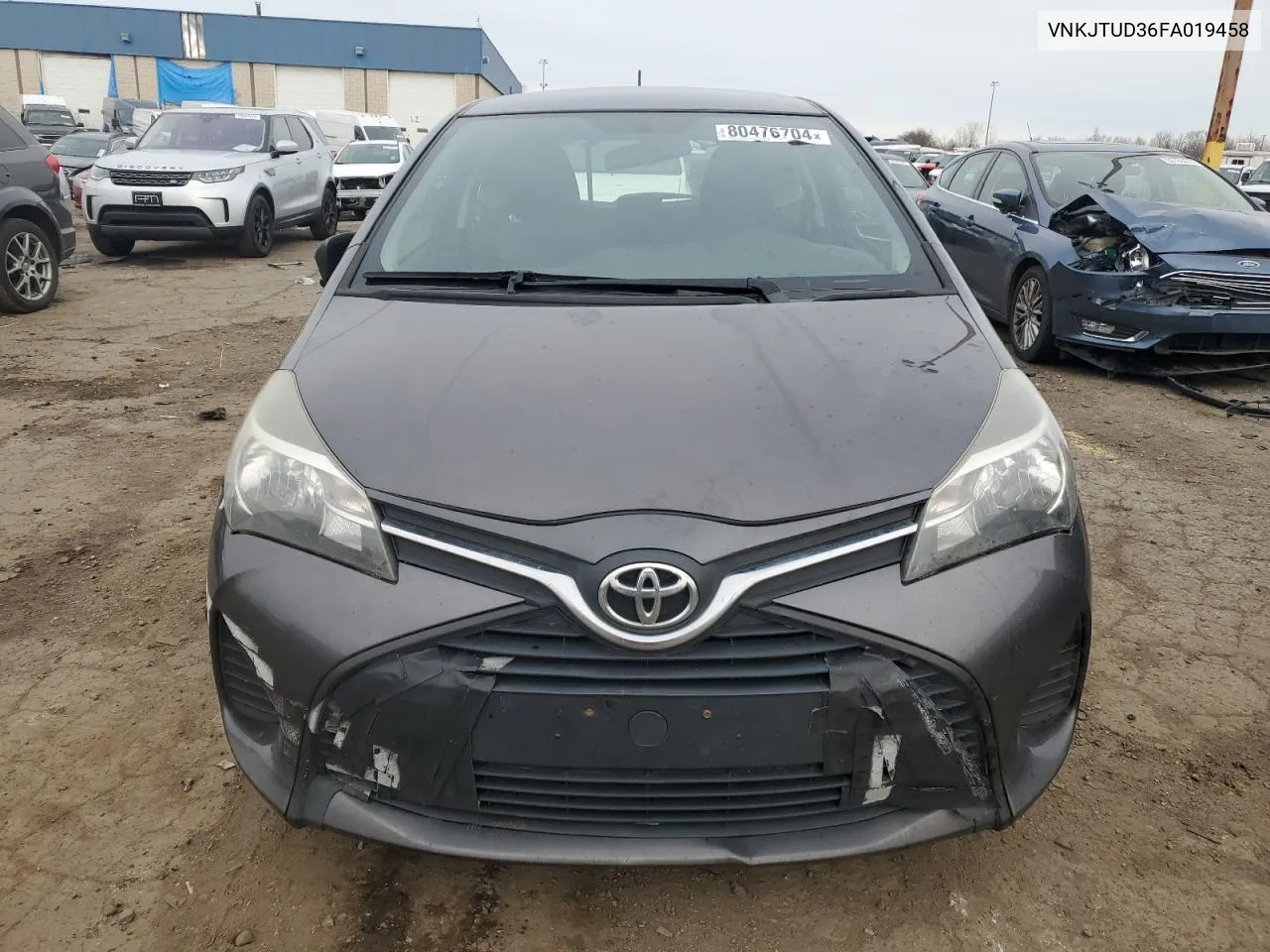 2015 Toyota Yaris VIN: VNKJTUD36FA019458 Lot: 80476704