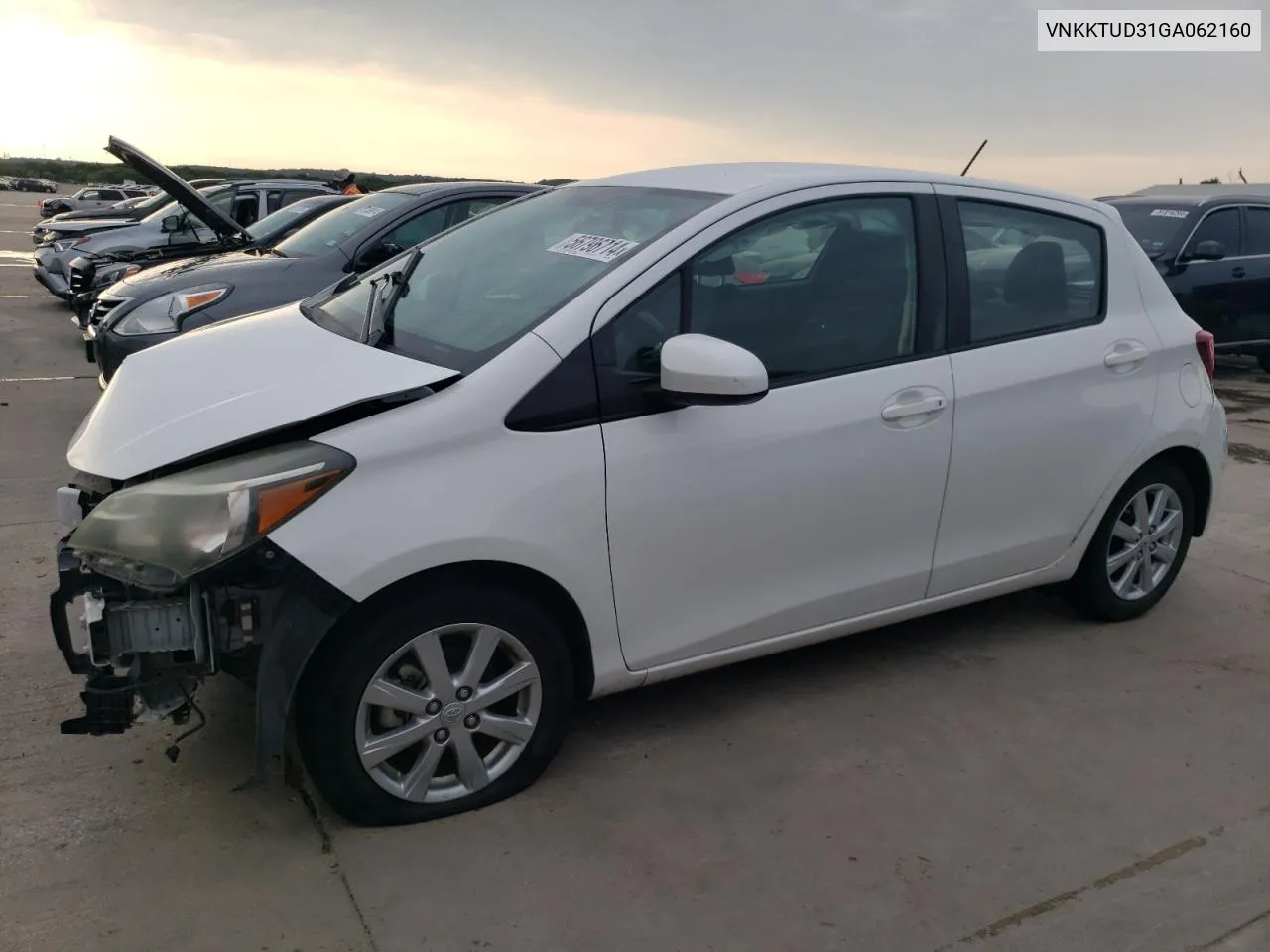 2016 Toyota Yaris L VIN: VNKKTUD31GA062160 Lot: 56796714