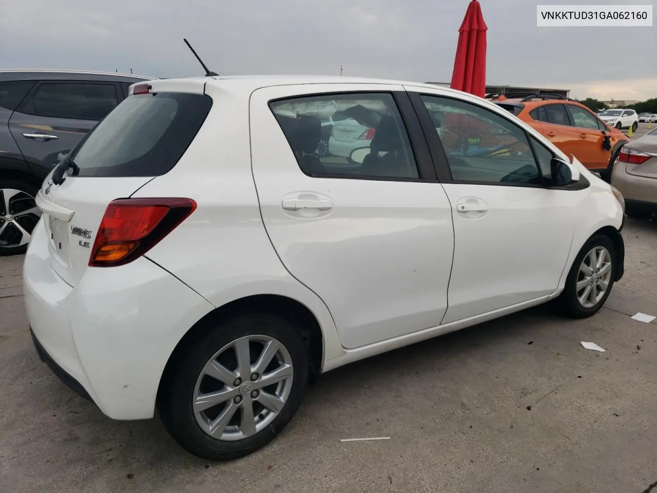 2016 Toyota Yaris L VIN: VNKKTUD31GA062160 Lot: 56796714