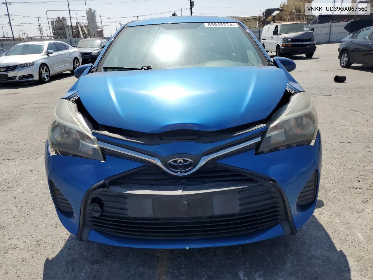 2016 Toyota Yaris L VIN: VNKKTUD39GA067560 Lot: 69649274