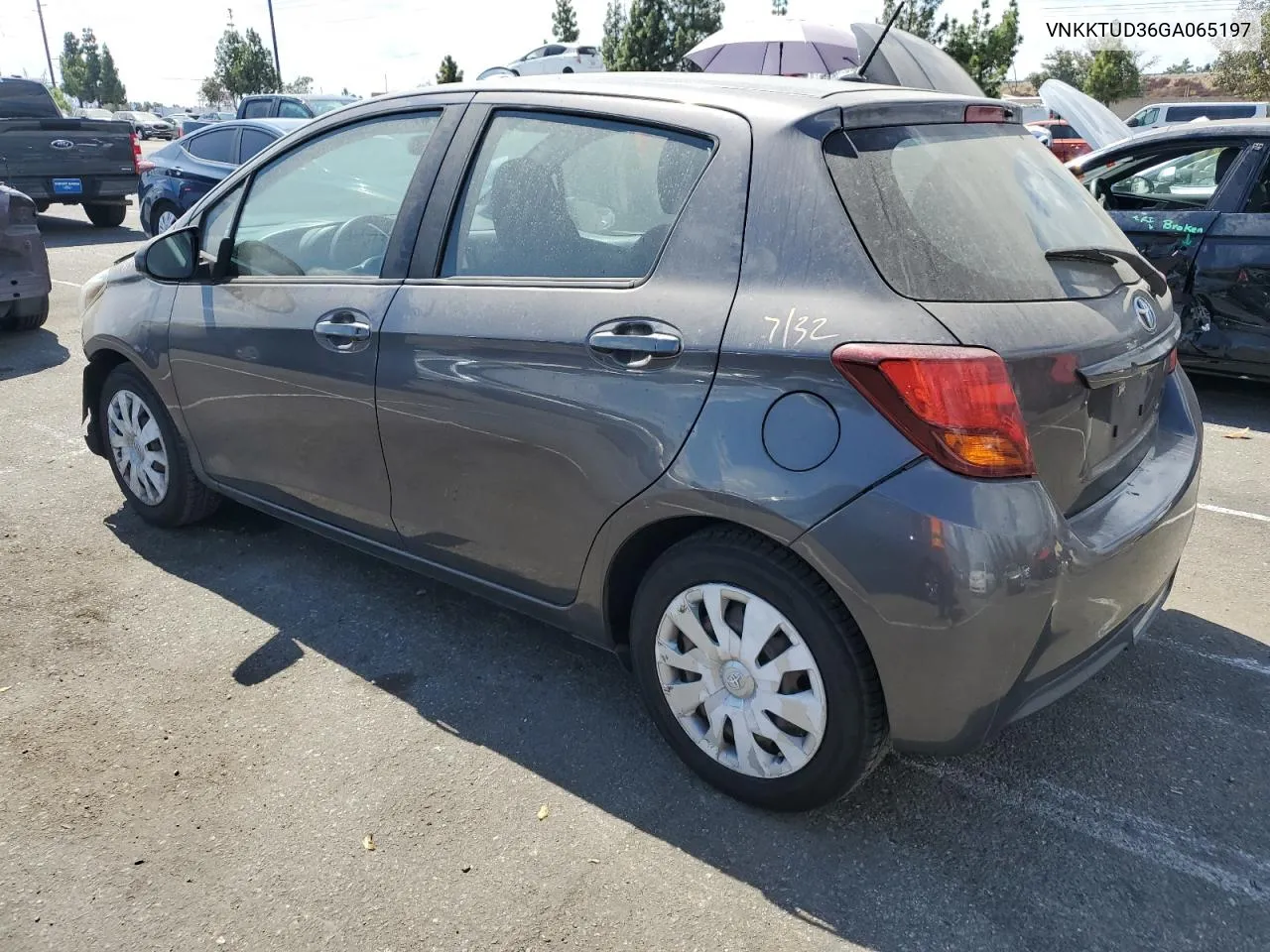 2016 Toyota Yaris L VIN: VNKKTUD36GA065197 Lot: 71301014