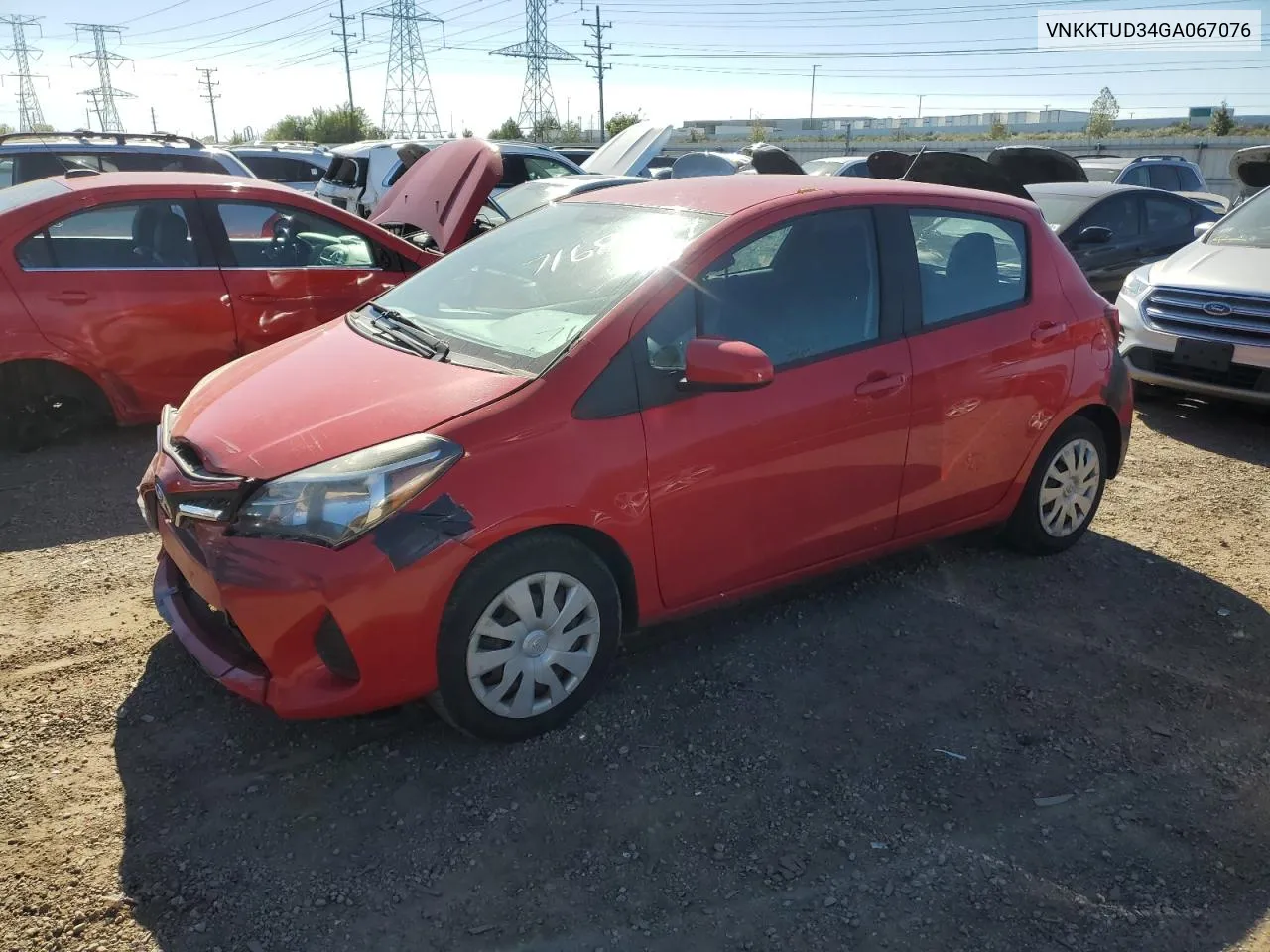 2016 Toyota Yaris L VIN: VNKKTUD34GA067076 Lot: 71682814