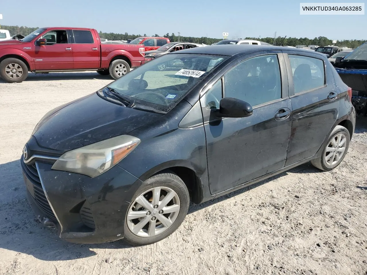 2016 Toyota Yaris L VIN: VNKKTUD34GA063285 Lot: 74852674