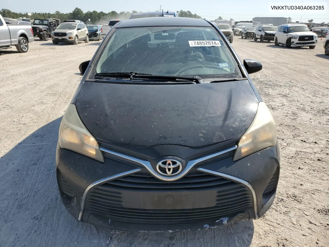 2016 Toyota Yaris L VIN: VNKKTUD34GA063285 Lot: 74852674