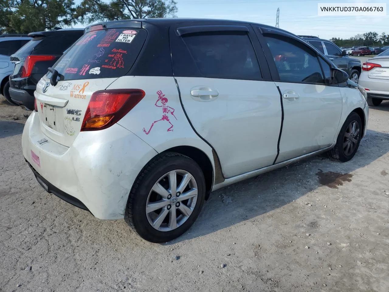 2016 Toyota Yaris L VIN: VNKKTUD37GA066763 Lot: 78041514