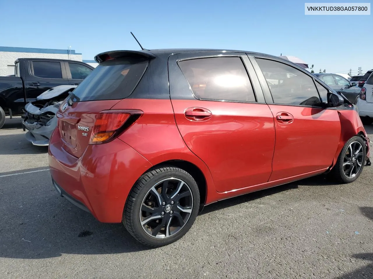 2016 Toyota Yaris L VIN: VNKKTUD38GA057800 Lot: 79029004