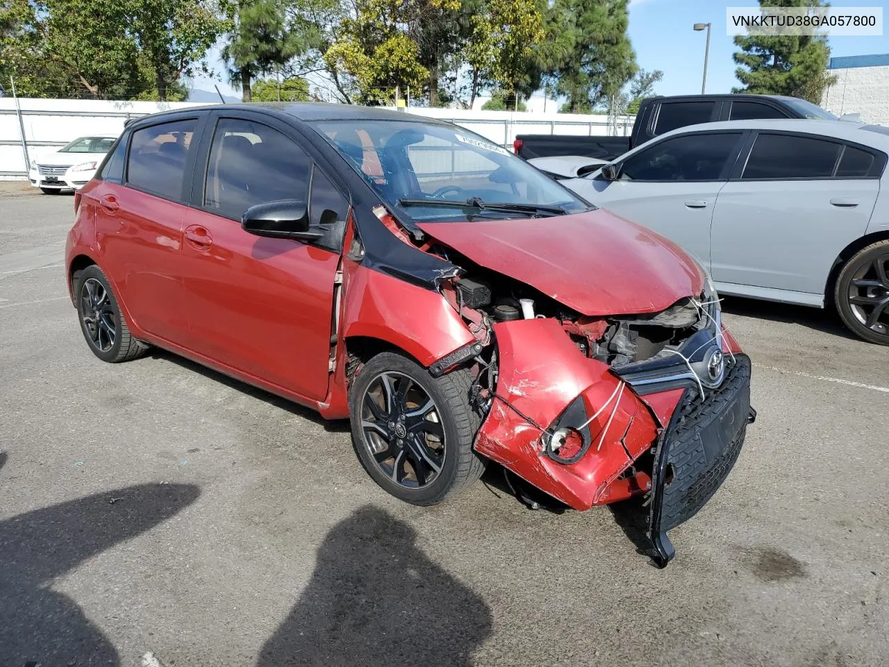 2016 Toyota Yaris L VIN: VNKKTUD38GA057800 Lot: 79029004