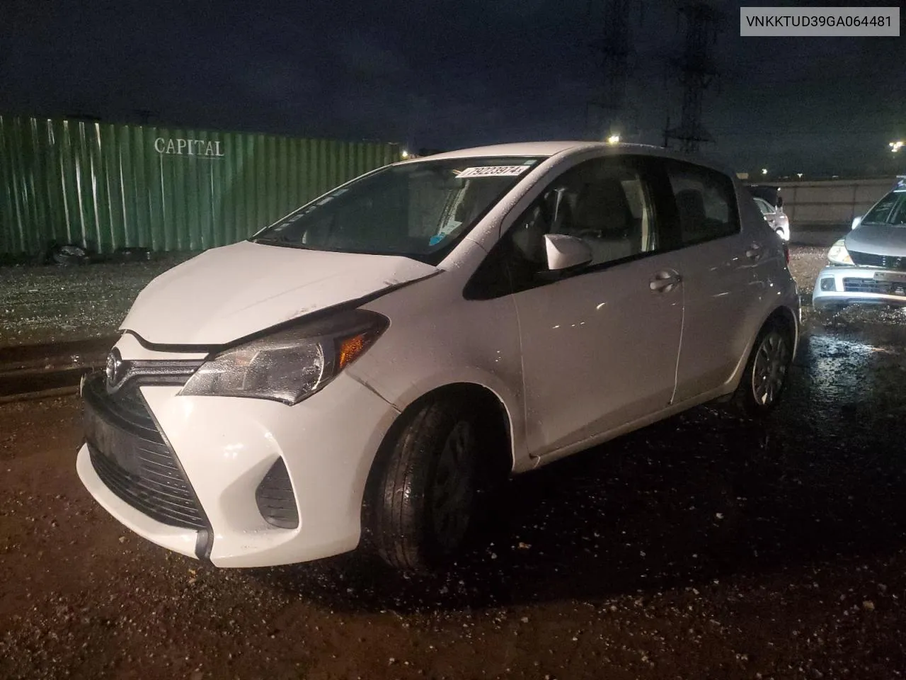 2016 Toyota Yaris L VIN: VNKKTUD39GA064481 Lot: 80081584