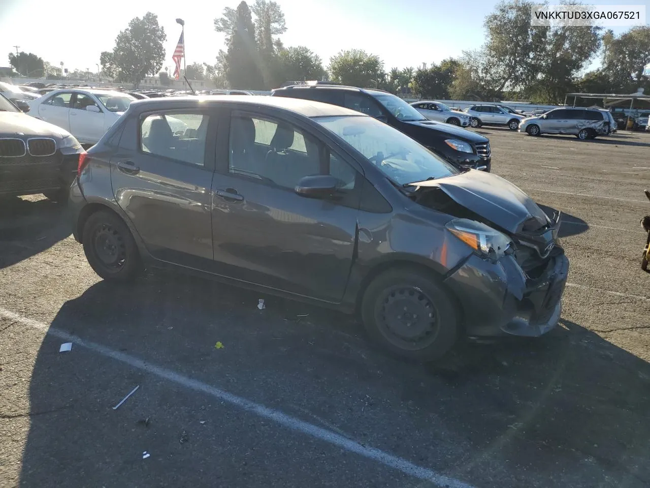 2016 Toyota Yaris L VIN: VNKKTUD3XGA067521 Lot: 80234504