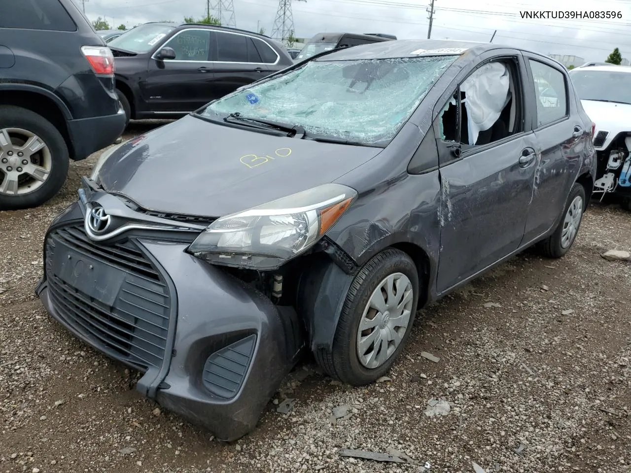 VNKKTUD39HA083596 2017 Toyota Yaris L