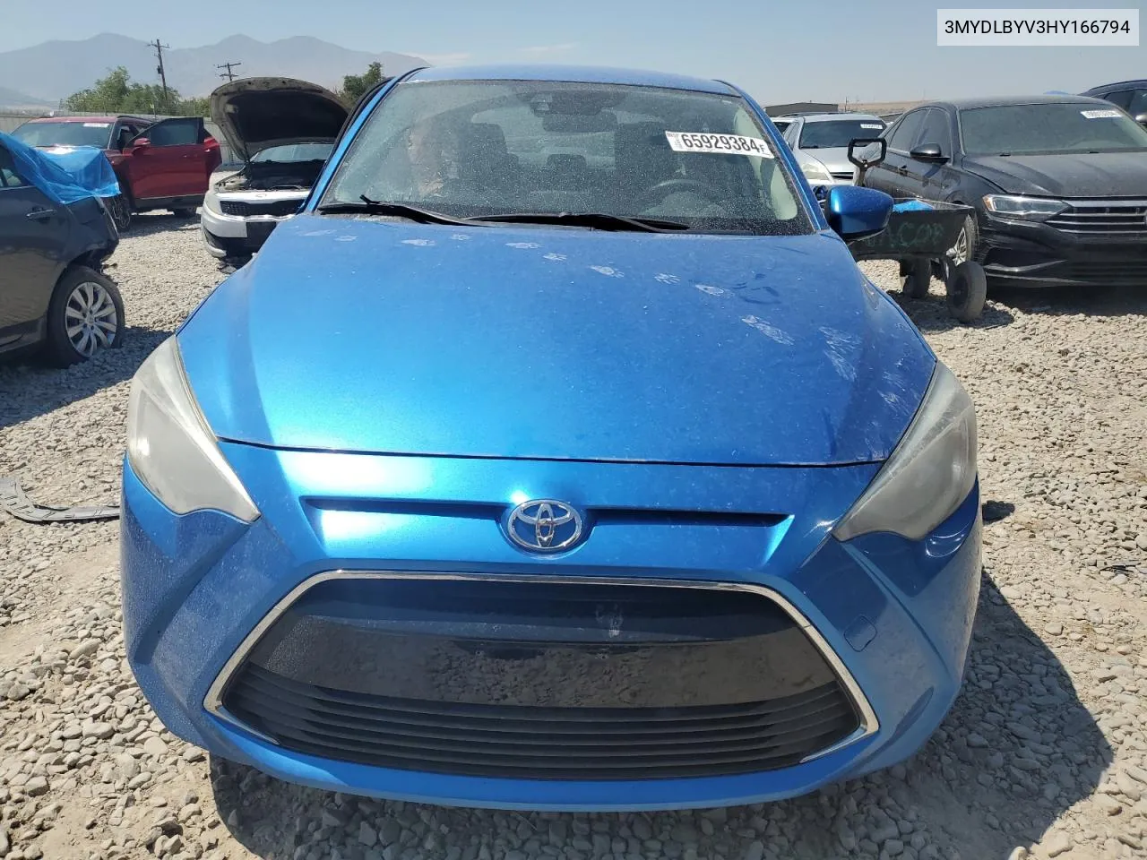 3MYDLBYV3HY166794 2017 Toyota Yaris Ia