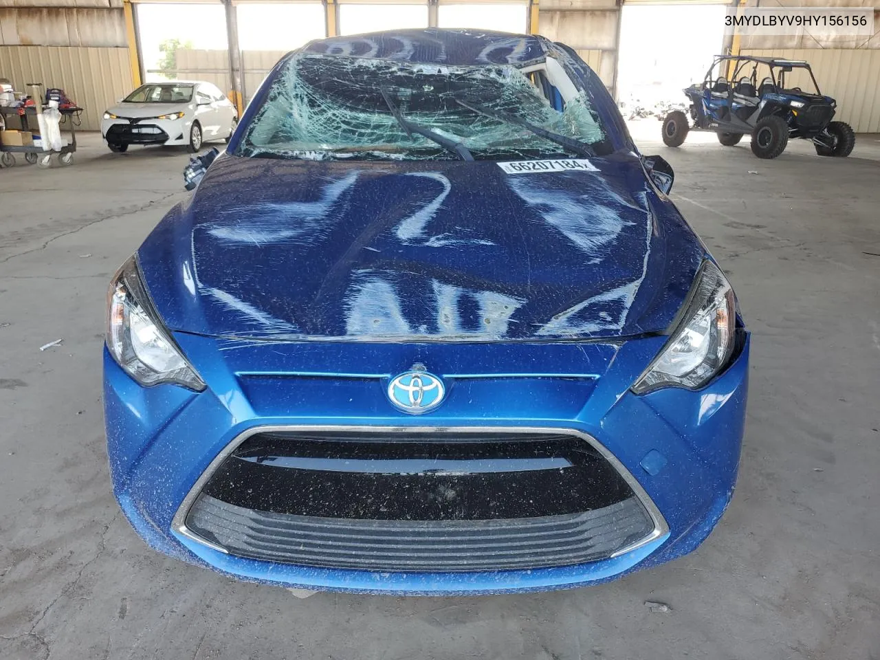 2017 Toyota Yaris Ia VIN: 3MYDLBYV9HY156156 Lot: 66207184