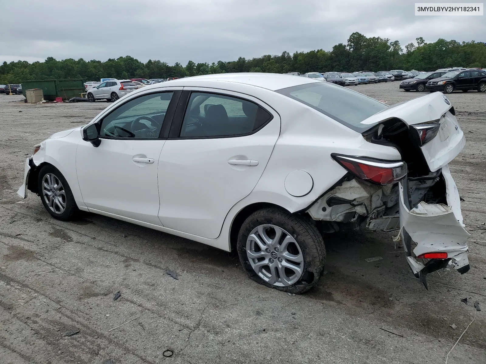 2017 Toyota Yaris Ia VIN: 3MYDLBYV2HY182341 Lot: 66319294