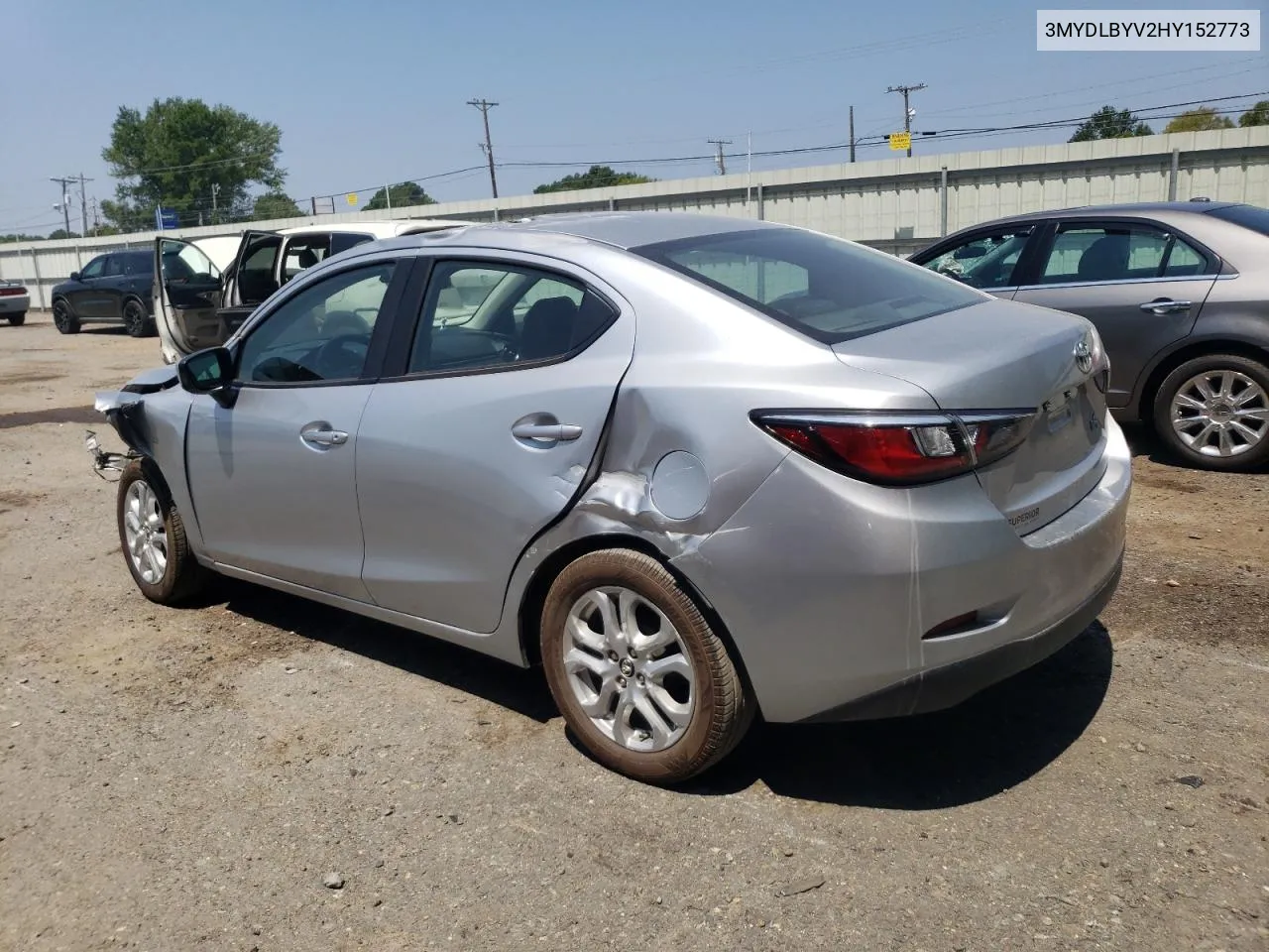 2017 Toyota Yaris Ia VIN: 3MYDLBYV2HY152773 Lot: 66411604