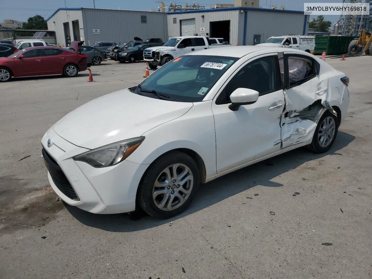 2017 Toyota Yaris Ia VIN: 3MYDLBYV6HY169818 Lot: 66787744