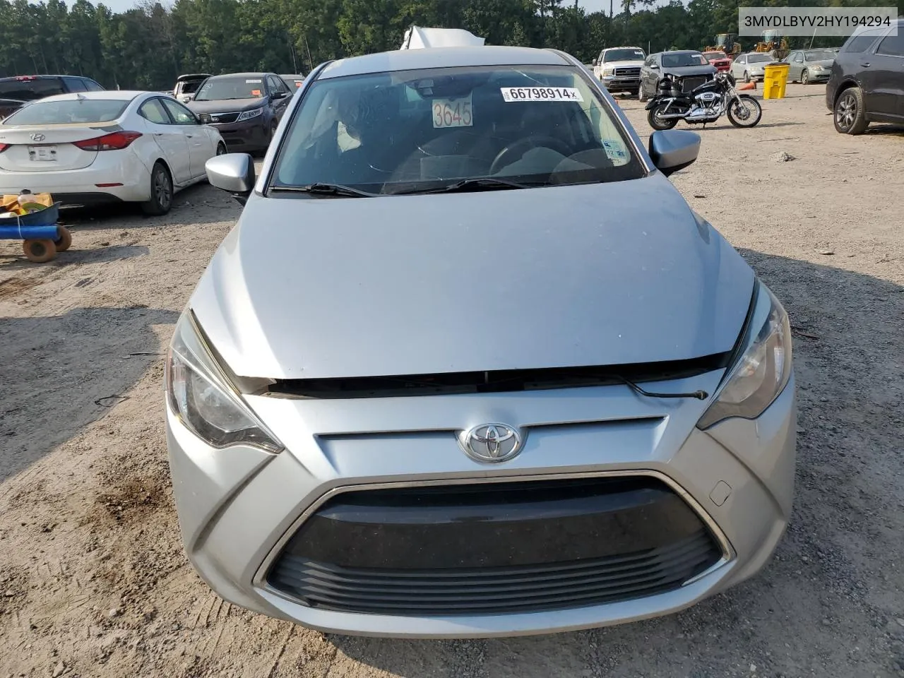 2017 Toyota Yaris Ia VIN: 3MYDLBYV2HY194294 Lot: 66798914