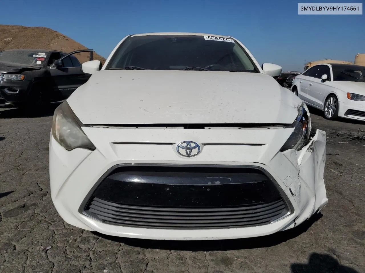 2017 Toyota Yaris Ia VIN: 3MYDLBYV9HY174561 Lot: 66950294