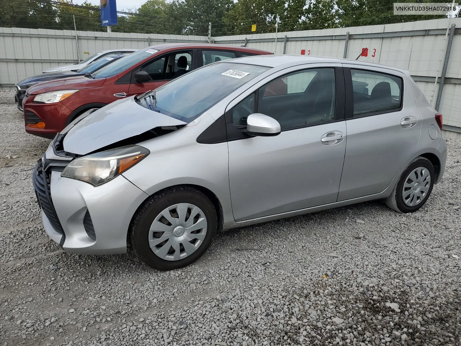 2017 Toyota Yaris L VIN: VNKKTUD35HA072918 Lot: 67639044