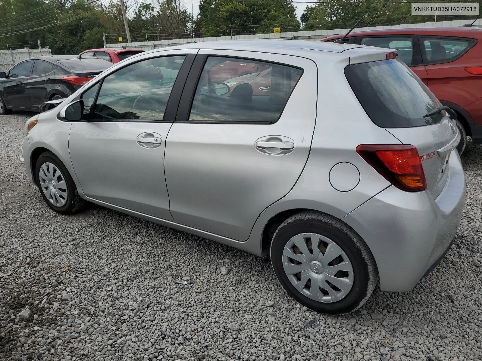 VNKKTUD35HA072918 2017 Toyota Yaris L