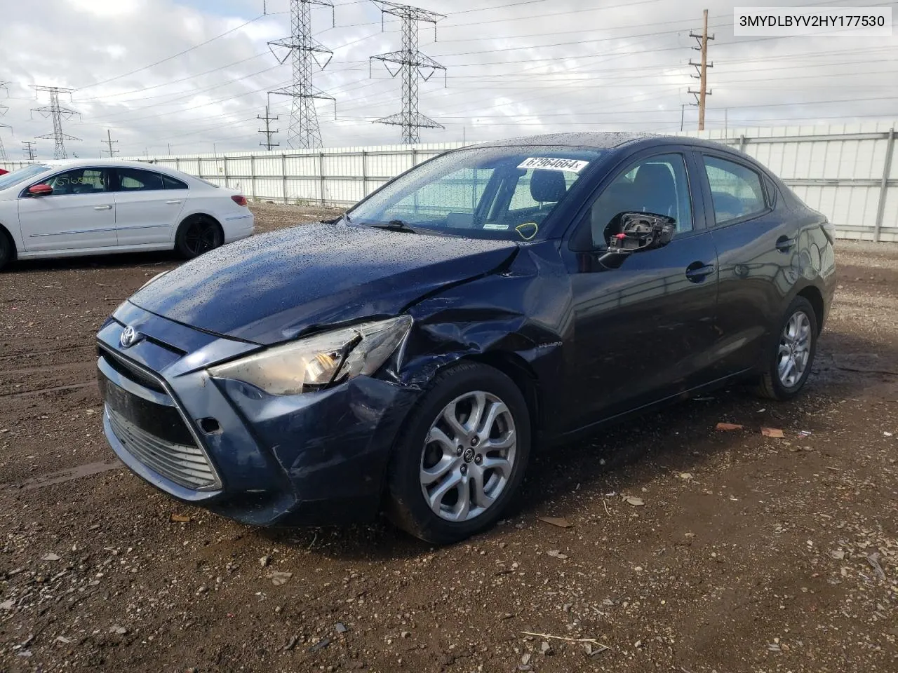 3MYDLBYV2HY177530 2017 Toyota Yaris Ia