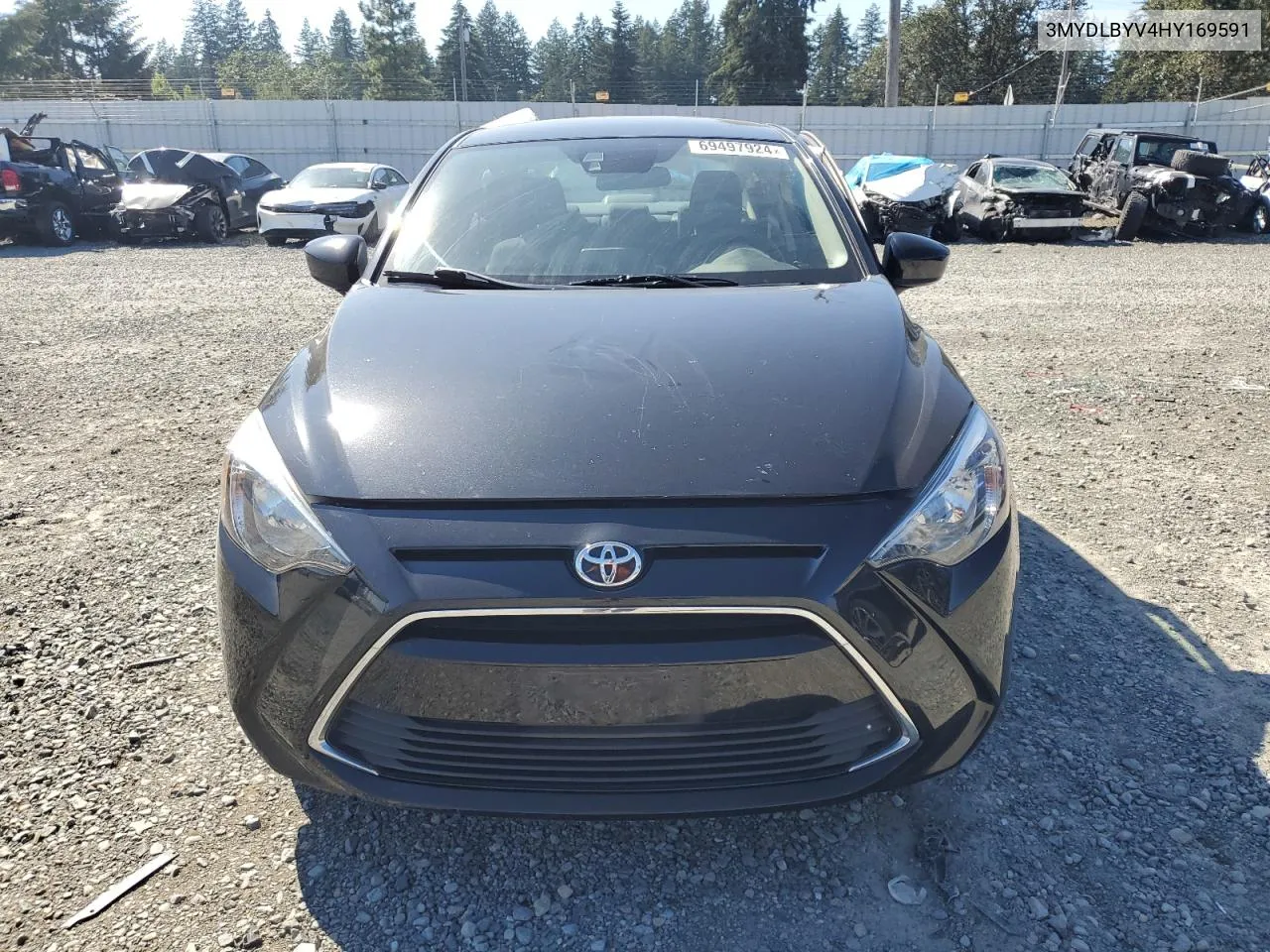 2017 Toyota Yaris Ia VIN: 3MYDLBYV4HY169591 Lot: 69497924