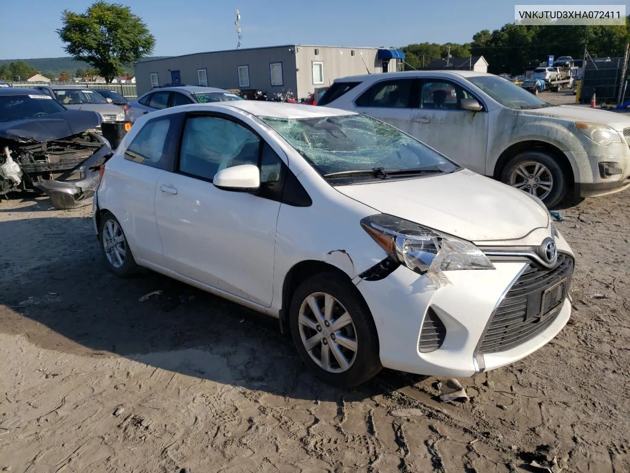 2017 Toyota Yaris L VIN: VNKJTUD3XHA072411 Lot: 69993914