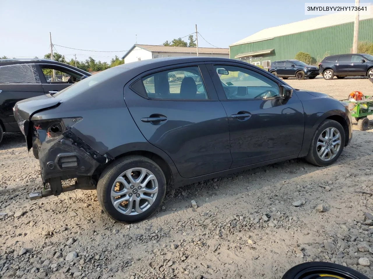 2017 Toyota Yaris Ia VIN: 3MYDLBYV2HY173641 Lot: 71231914