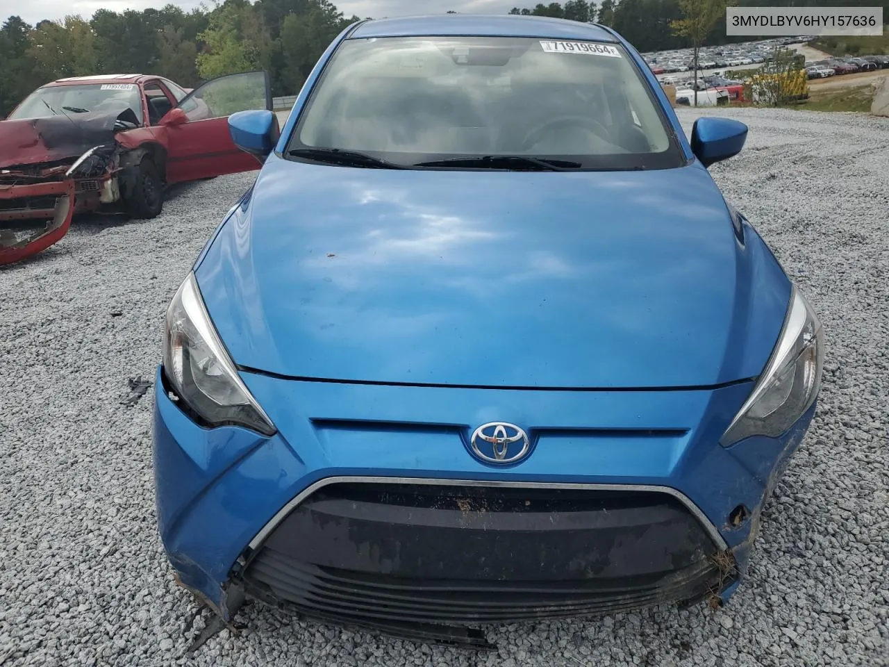 2017 Toyota Yaris Ia VIN: 3MYDLBYV6HY157636 Lot: 71919664