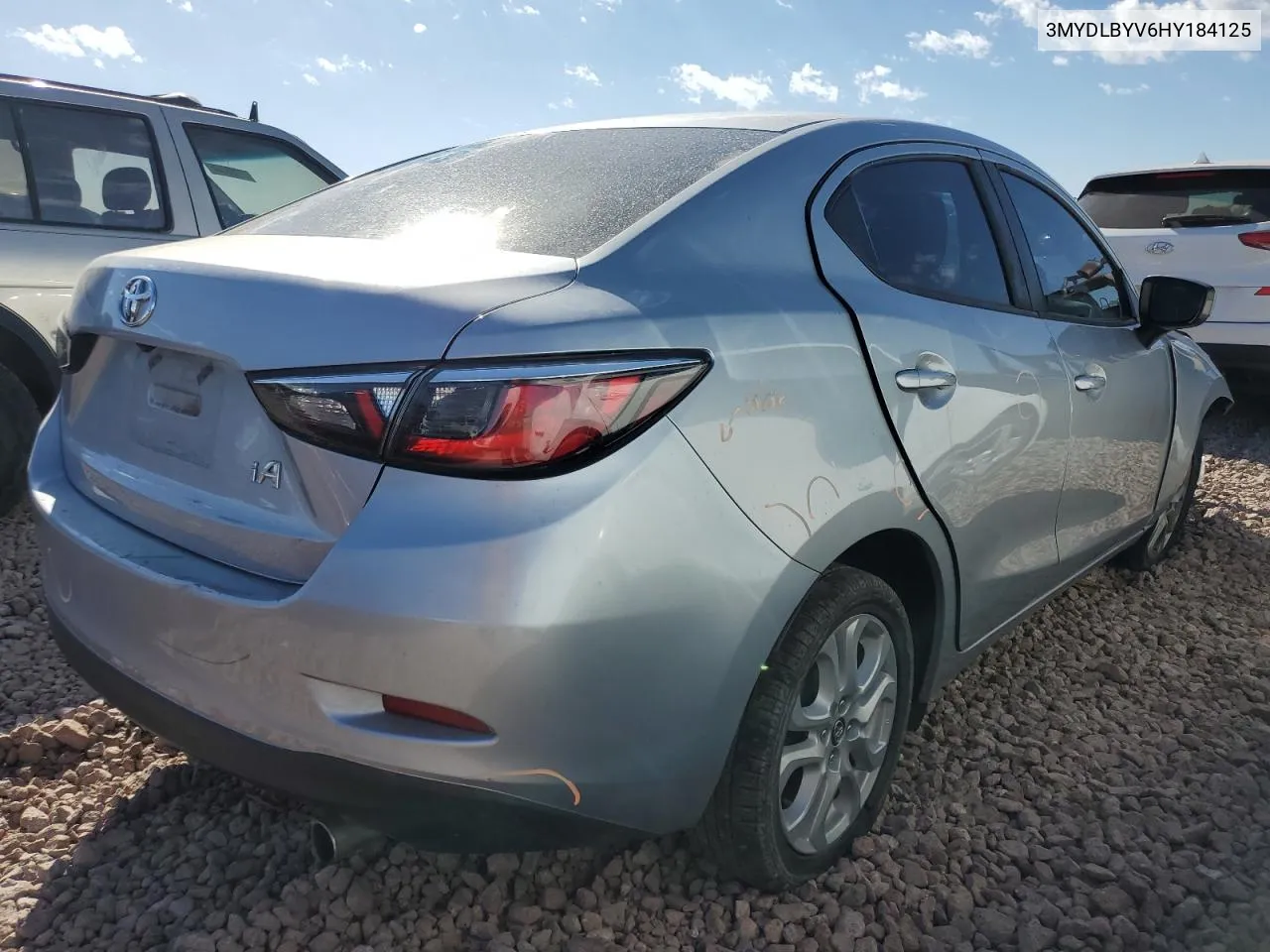 3MYDLBYV6HY184125 2017 Toyota Yaris Ia