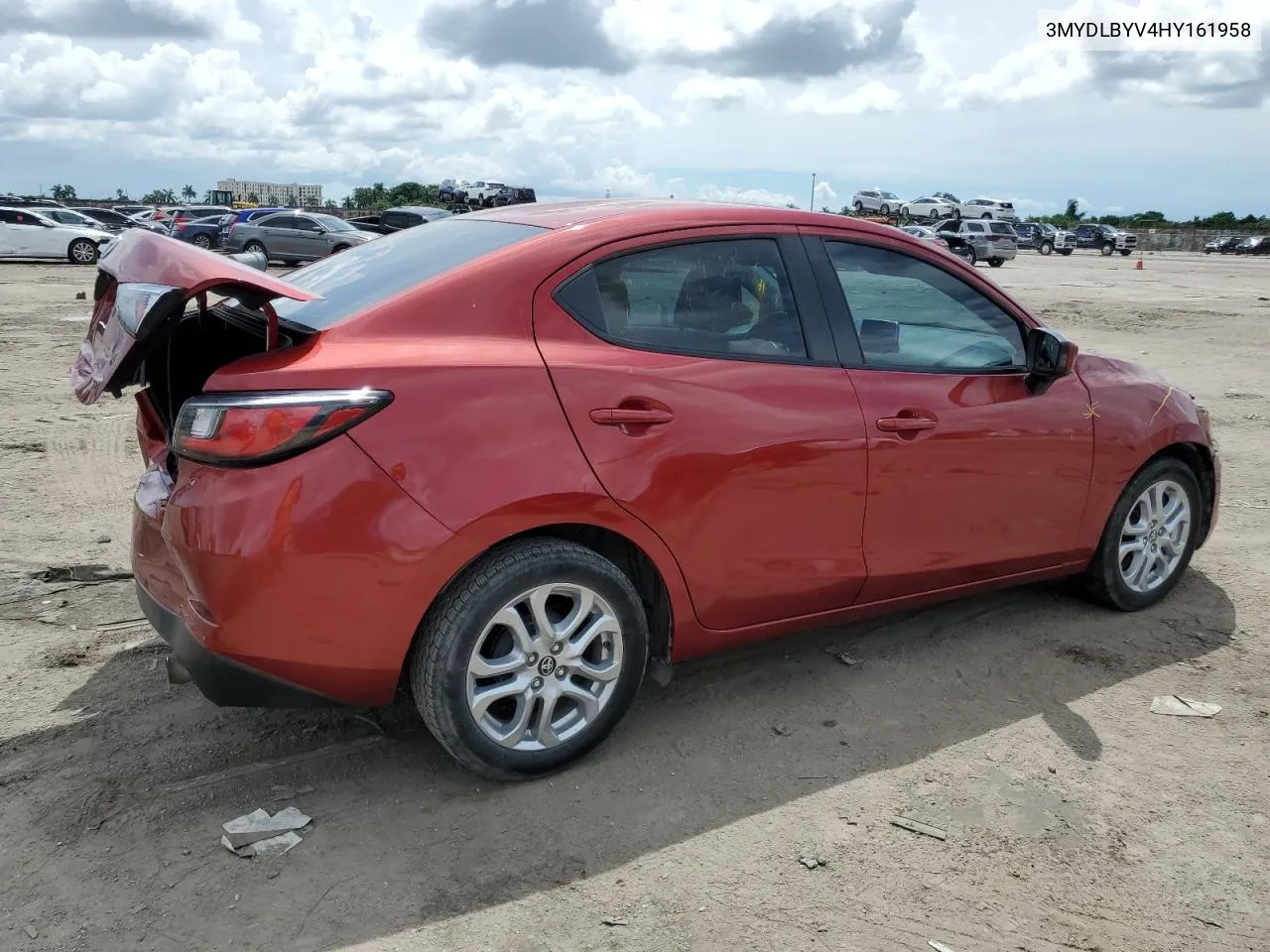 2017 Toyota Yaris Ia VIN: 3MYDLBYV4HY161958 Lot: 72445884