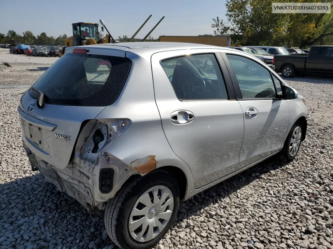 2017 Toyota Yaris L VIN: VNKKTUD3XHA075393 Lot: 73590474