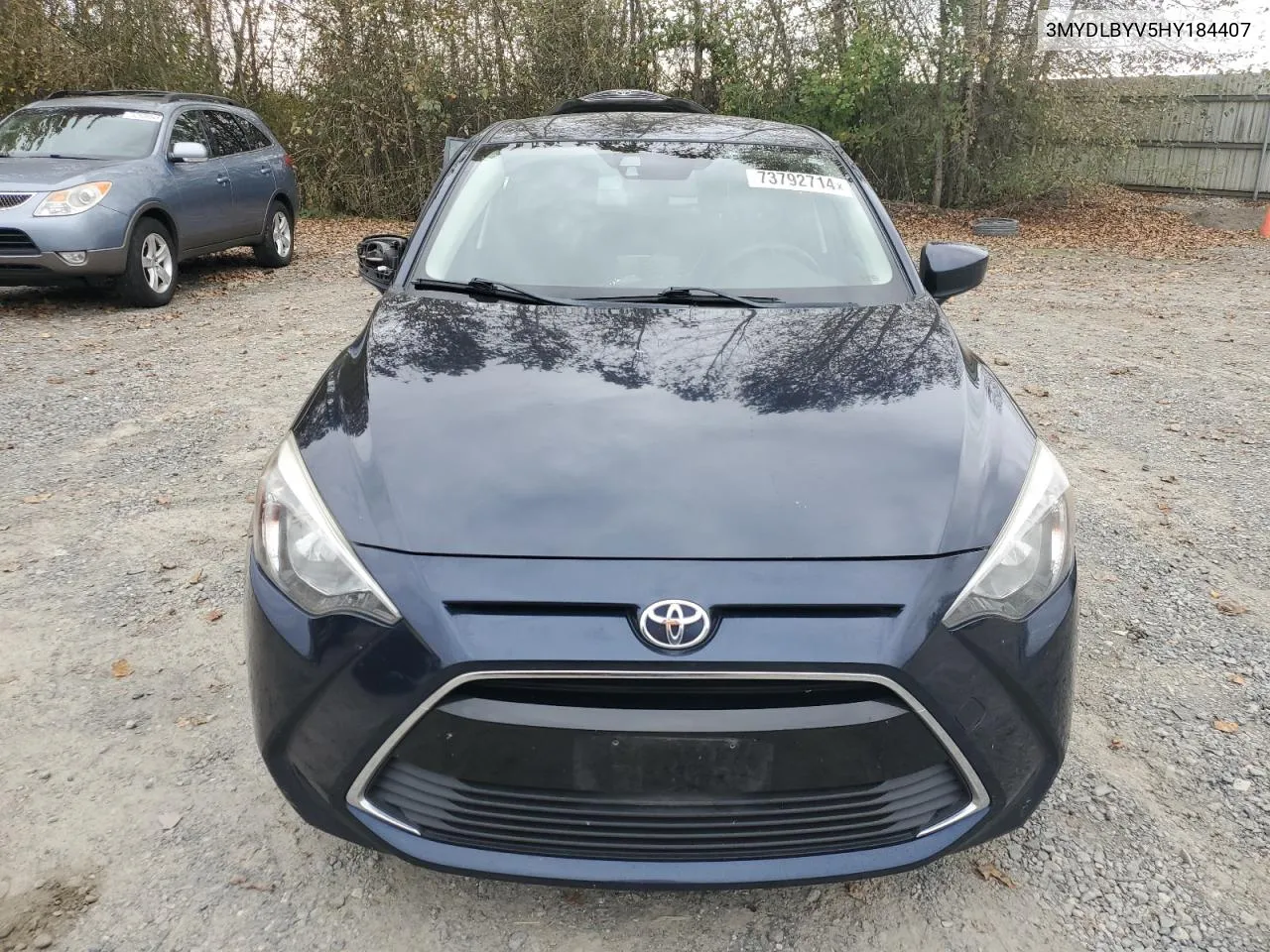 2017 Toyota Yaris Ia VIN: 3MYDLBYV5HY184407 Lot: 73792714