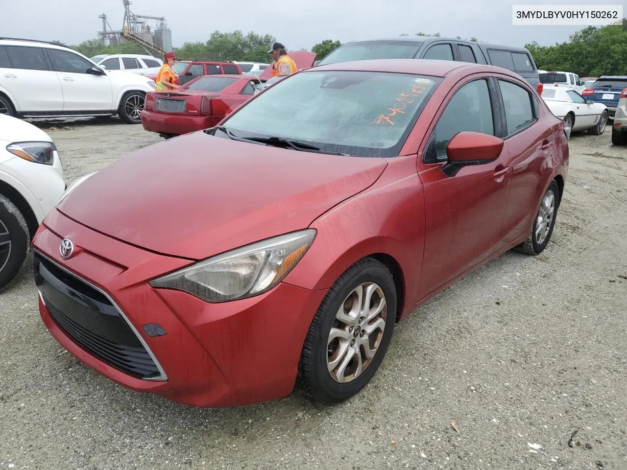 2017 Toyota Yaris Ia VIN: 3MYDLBYV0HY150262 Lot: 74084754