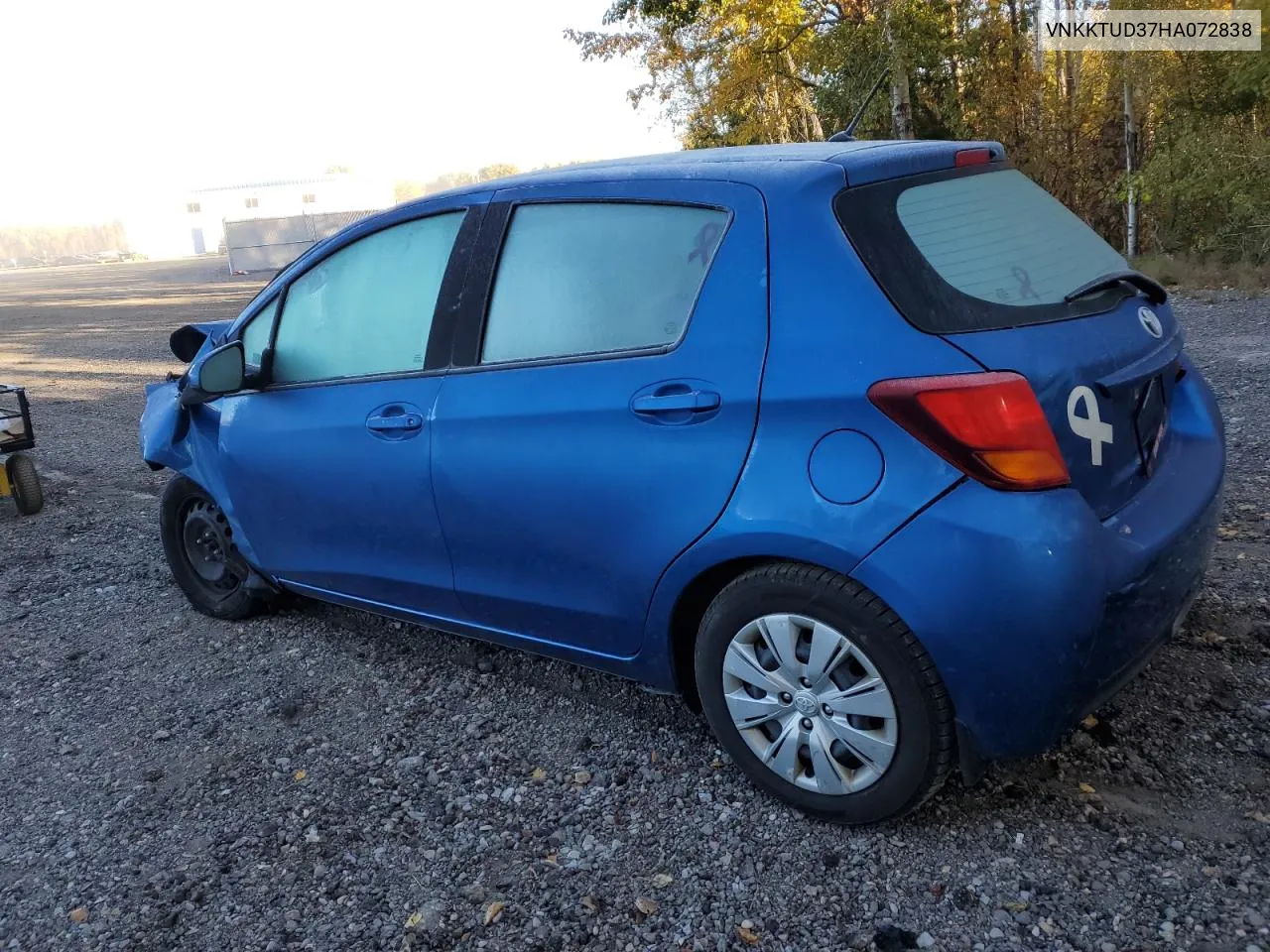 2017 Toyota Yaris L VIN: VNKKTUD37HA072838 Lot: 75398394