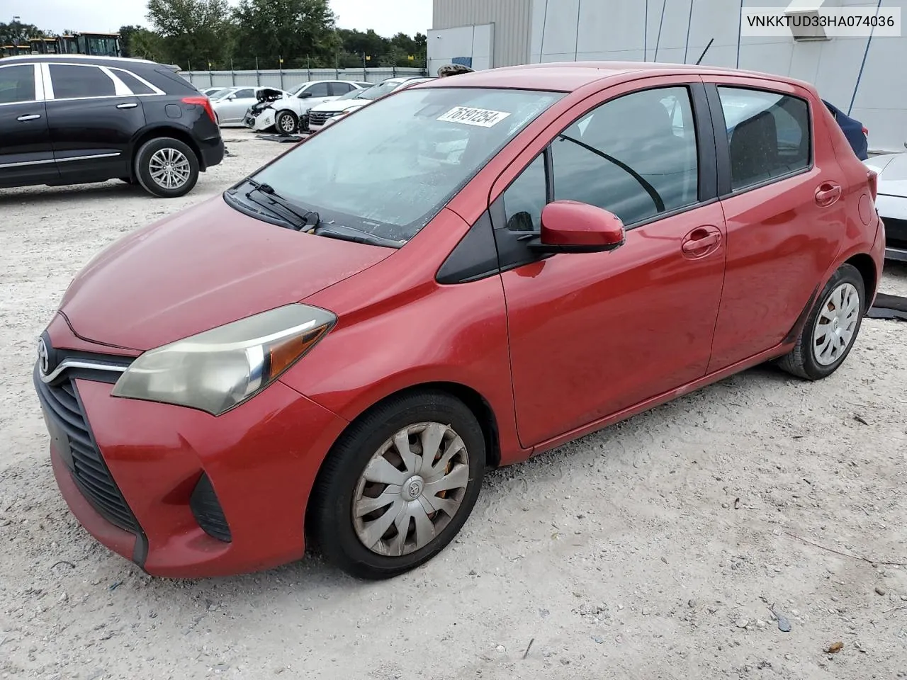 2017 Toyota Yaris L VIN: VNKKTUD33HA074036 Lot: 76191254