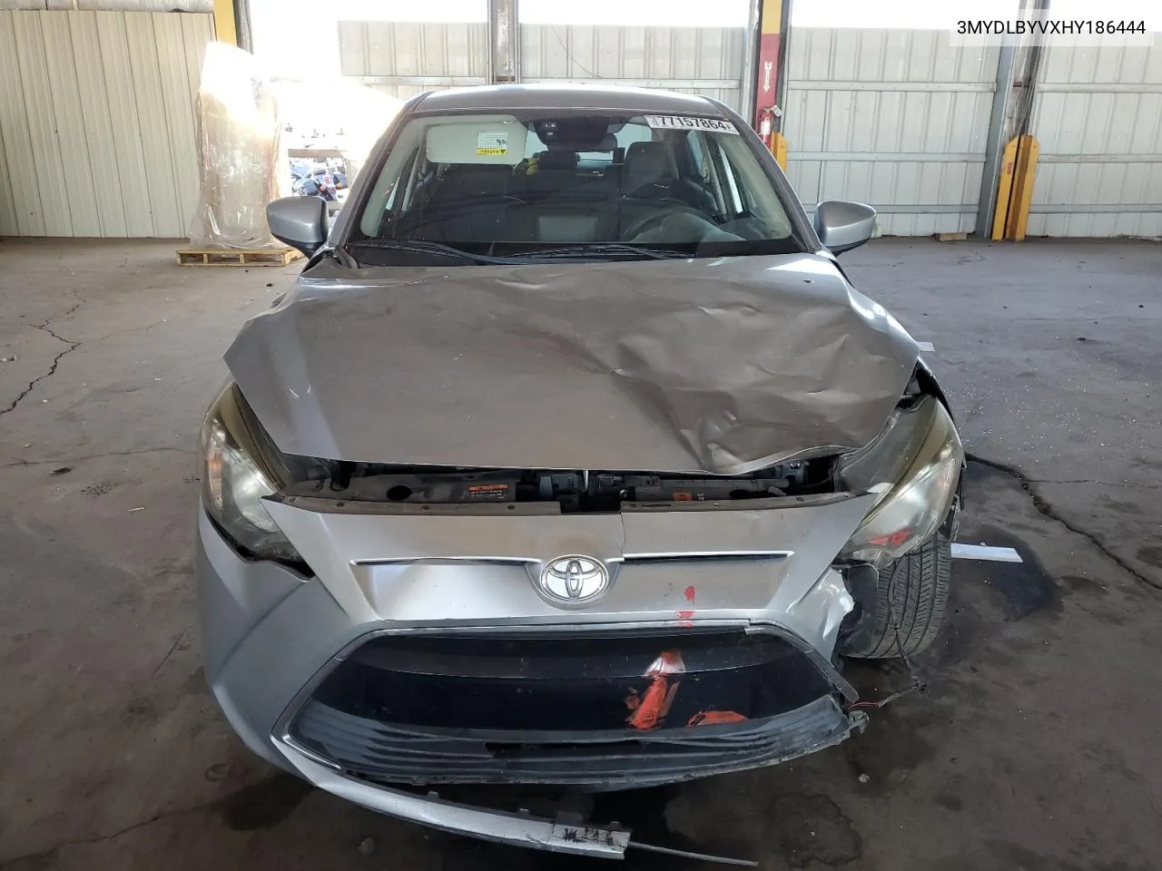 2017 Toyota Yaris Ia VIN: 3MYDLBYVXHY186444 Lot: 77157864