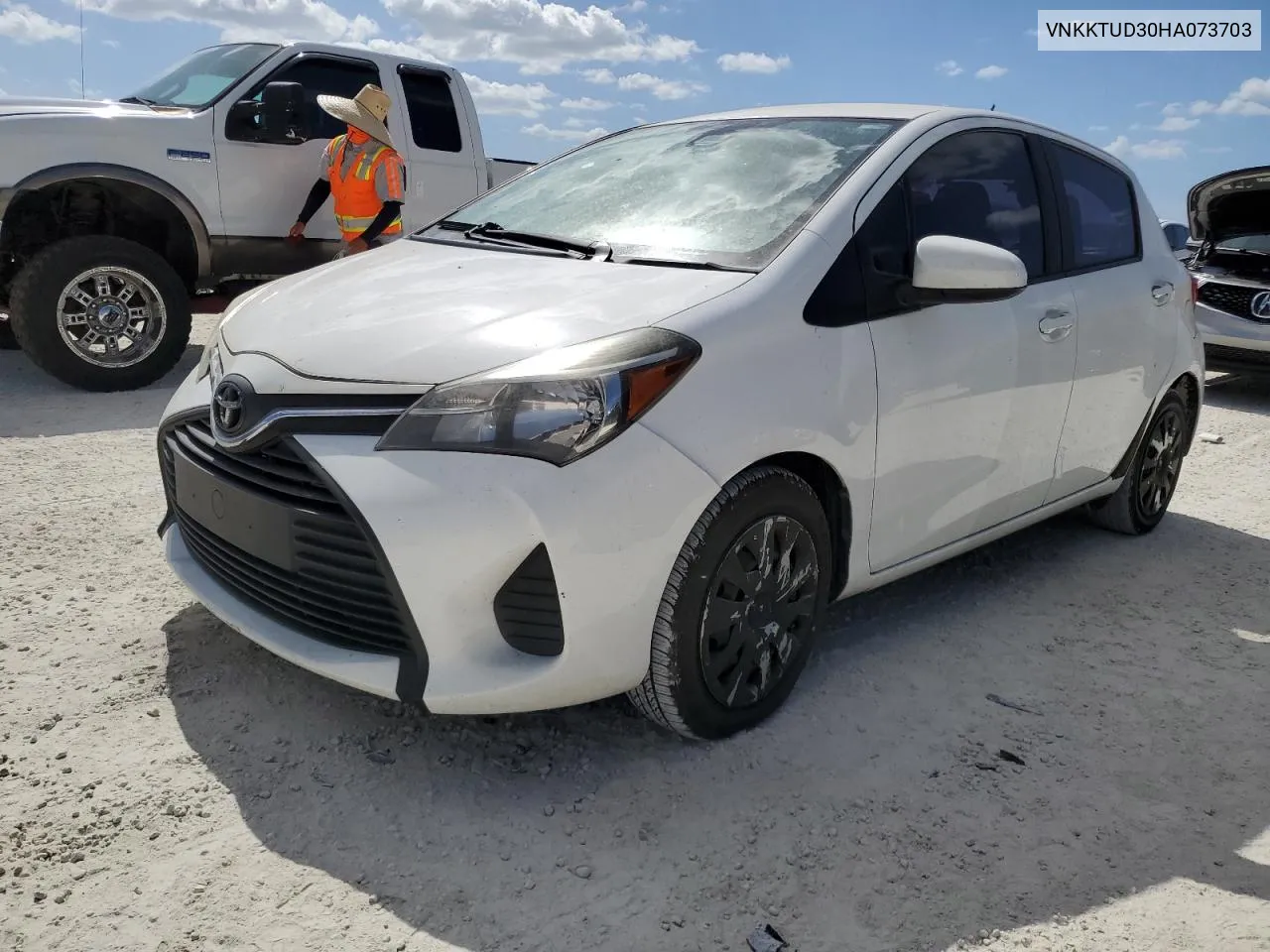 VNKKTUD30HA073703 2017 Toyota Yaris L