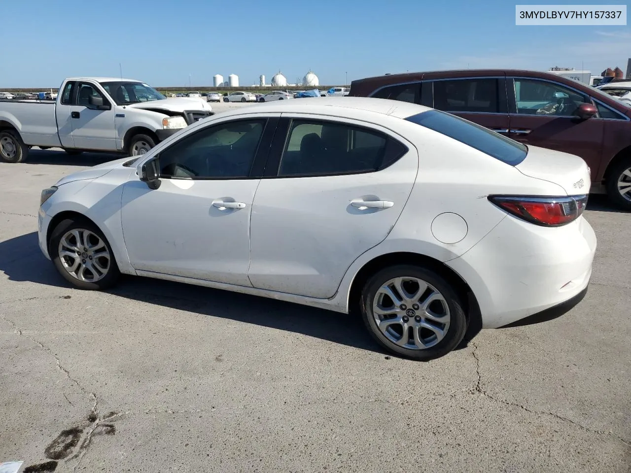 2017 Toyota Yaris Ia VIN: 3MYDLBYV7HY157337 Lot: 77393464