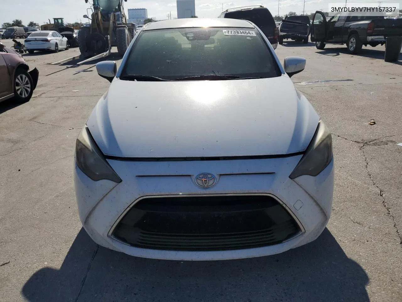 2017 Toyota Yaris Ia VIN: 3MYDLBYV7HY157337 Lot: 77393464