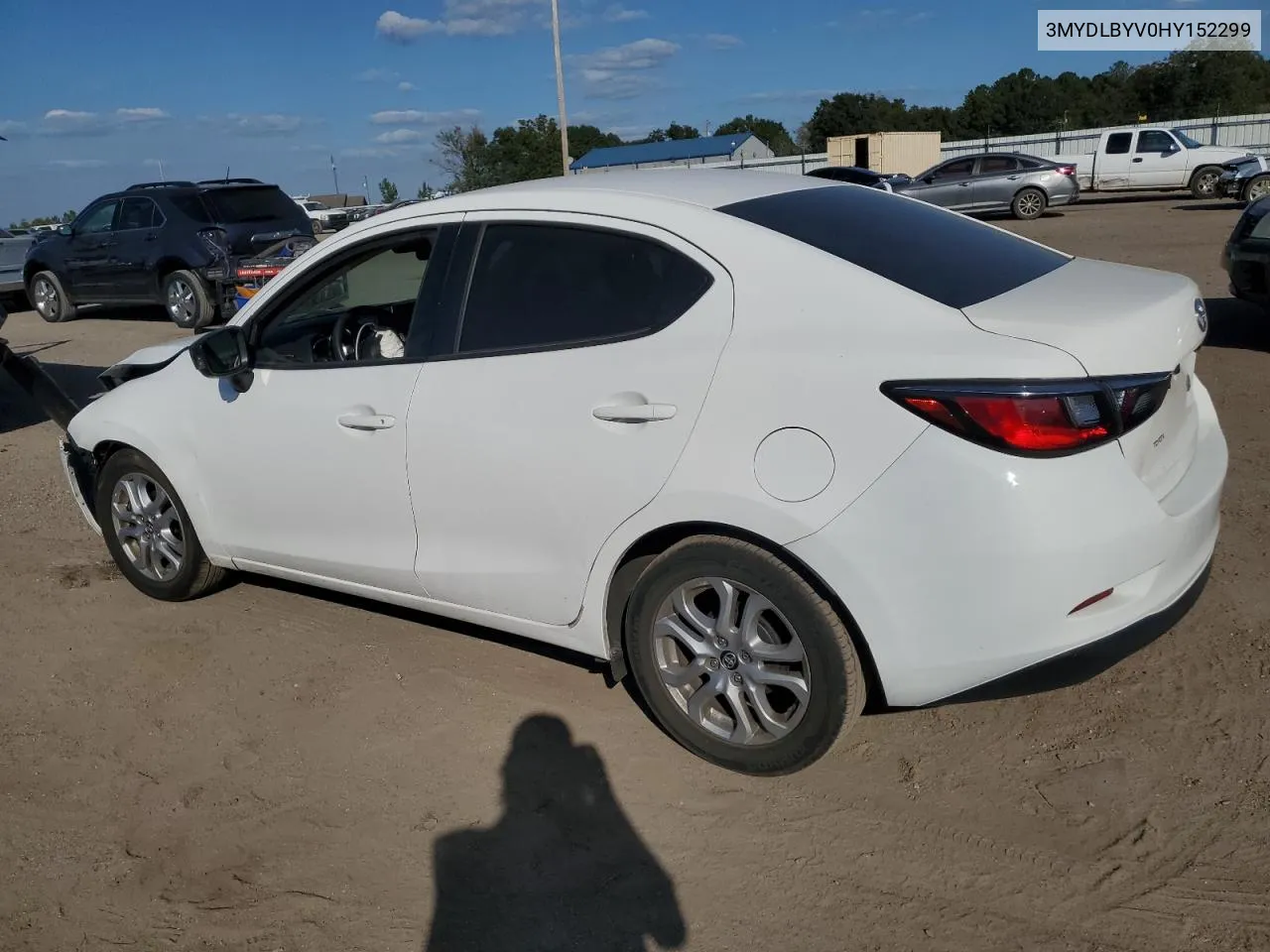 2017 Toyota Yaris Ia VIN: 3MYDLBYV0HY152299 Lot: 77525694